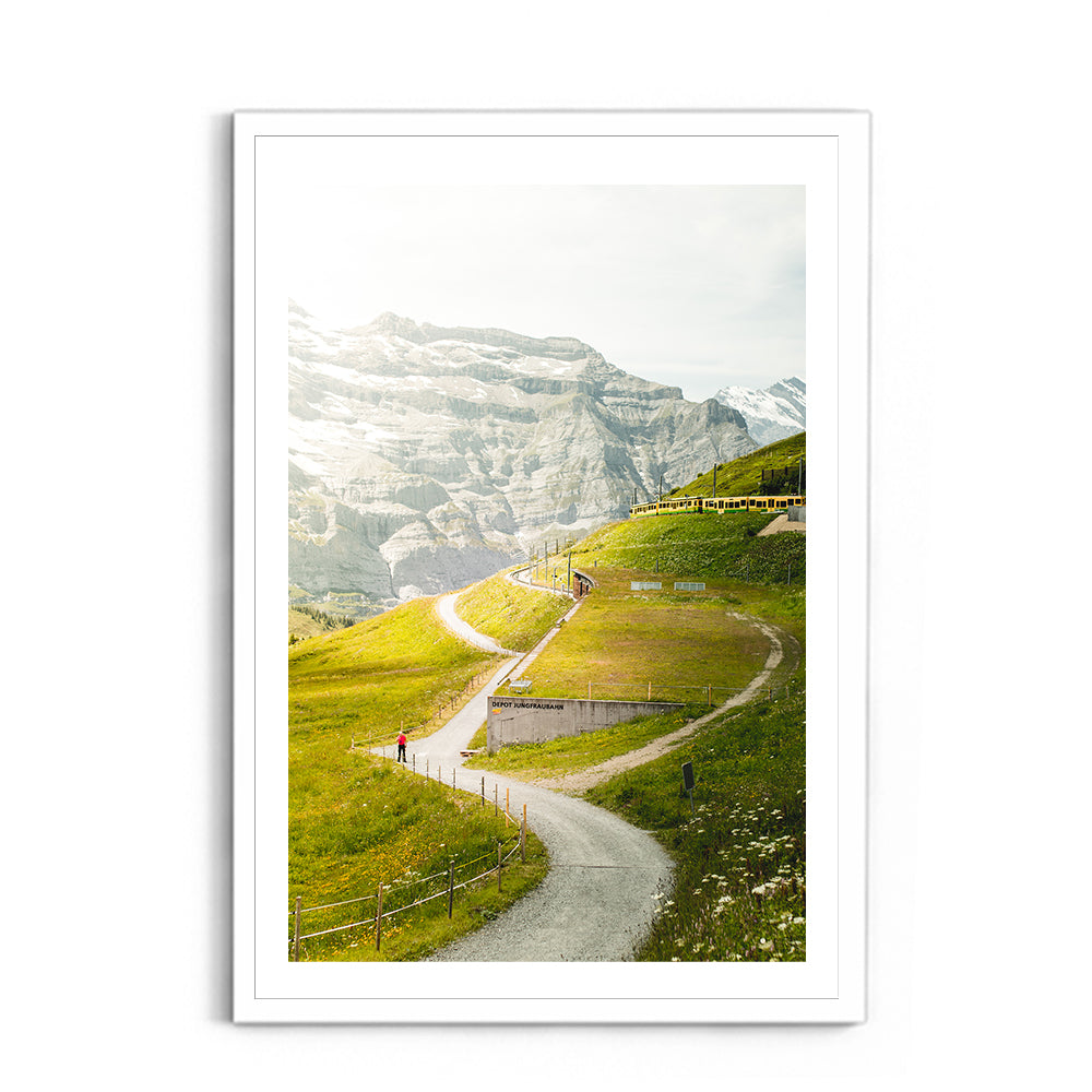 Scenic Views in Kleine Scheidegg, Switzerland - Wall Photo Frame by Jeet Khagram