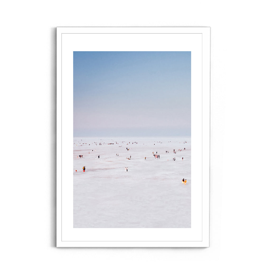 Walk Around the White Salt Desert, Rann of Kutch - Wall Photo Frame by Jeet Khagram