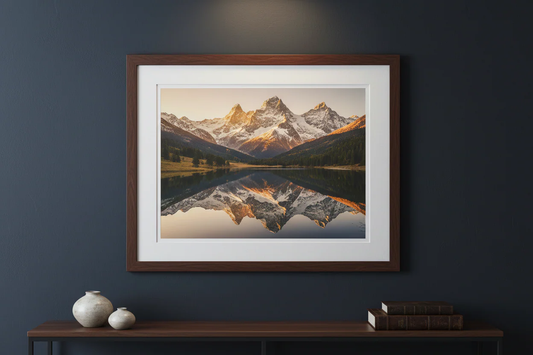 Bring Swiss Alps Majesty Home Official Framed Mountain View Art