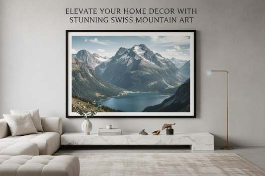 Elevate Your Home Decor with Stunning Swiss Mountain Art