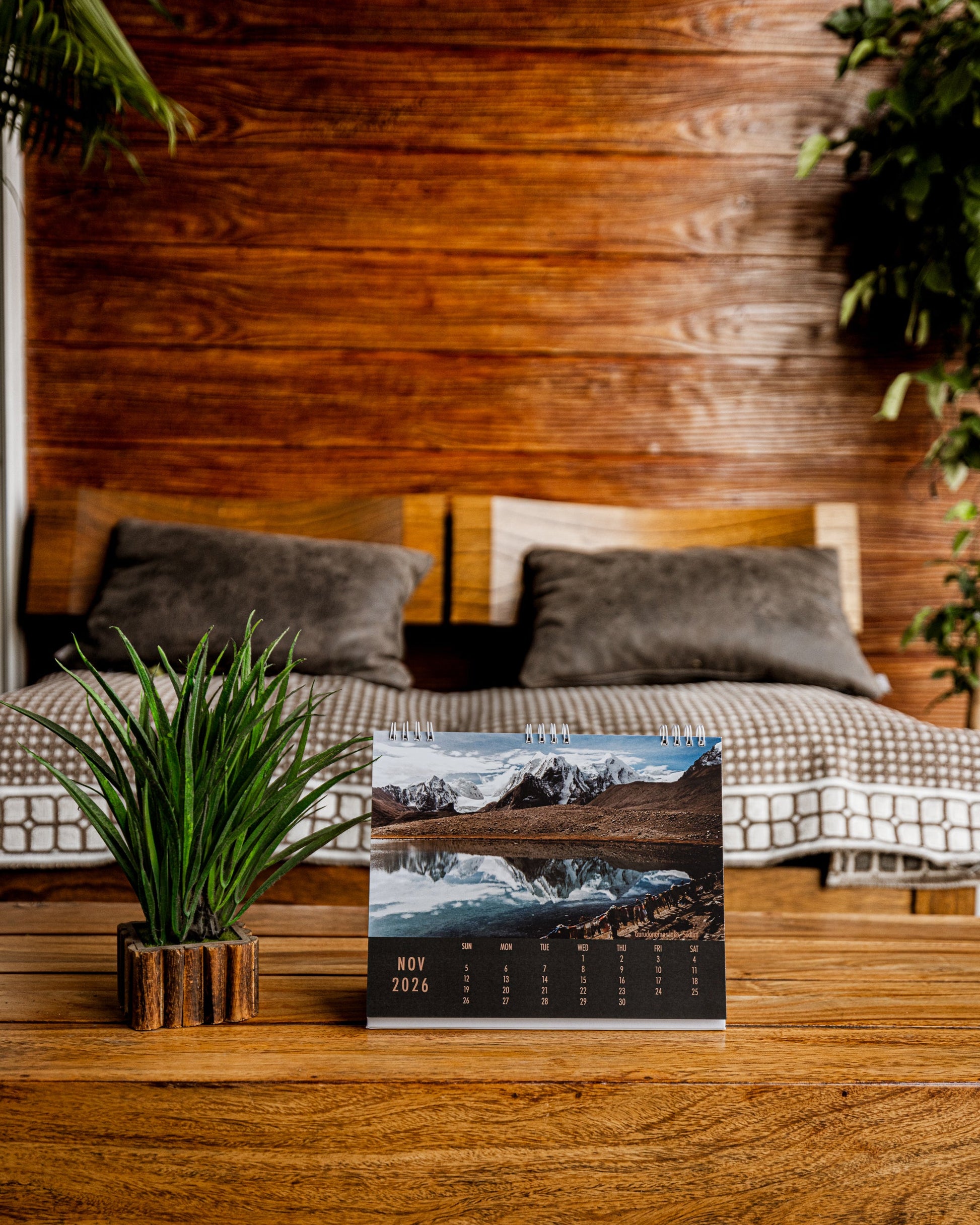 Desk Calendar - 12 Landscapes of India & Beyond by Jeet Khagram