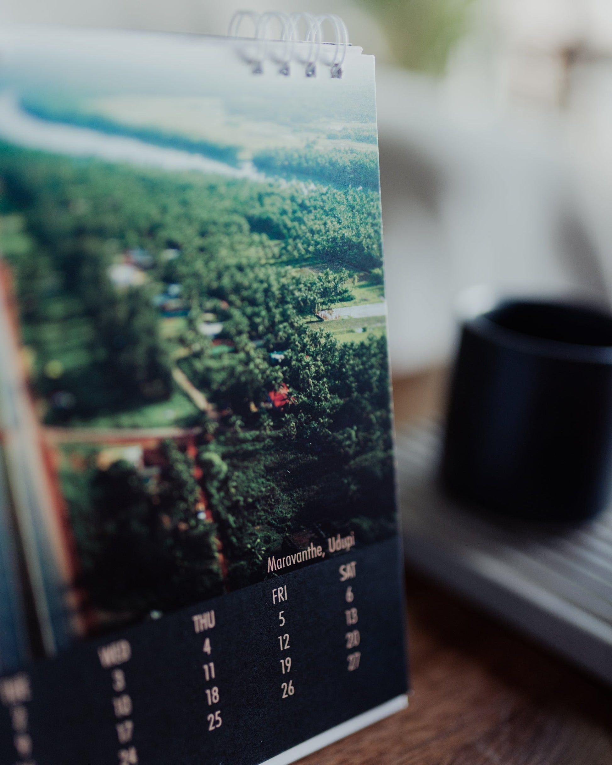 Desk Calendar - 12 Landscapes of India & Beyond by Jeet Khagram