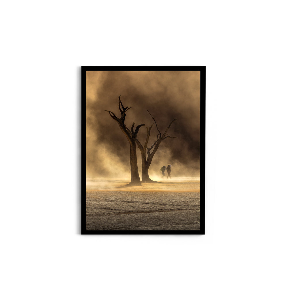 Namibia's Vast Deserts Deadvlei at Dawn - Wall Photo Frame by Jeet Khagram