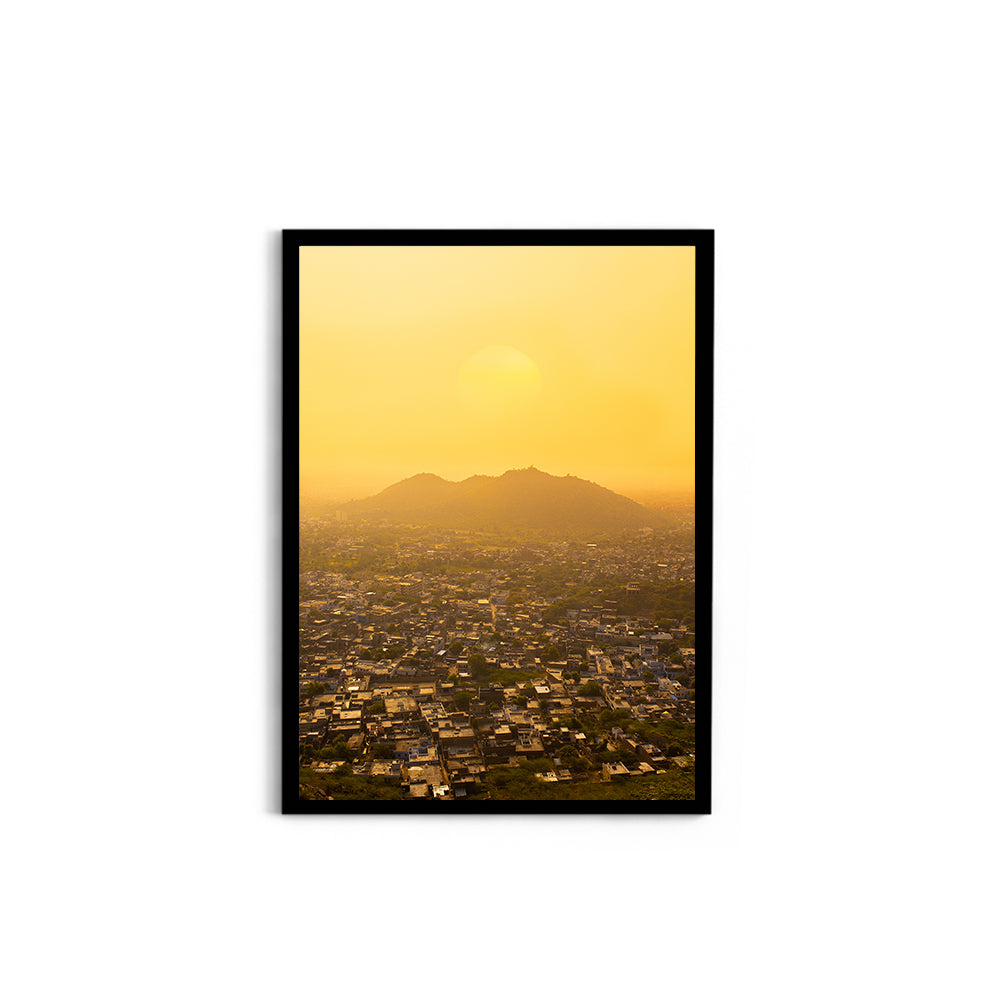 Top views of entire Jaipur city from Amber fort - Jaipur