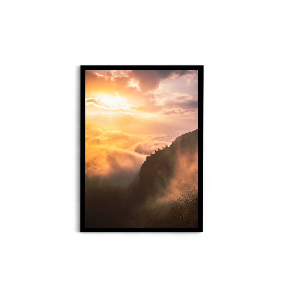 Chasing the Sunset, Thembang, Arunachal Pradesh - Wall Photo Frame by Jeet Khagram