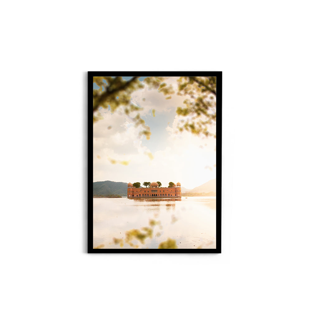 Palace on Man Sagar Lake, Jaipur - Wall Photo Frame by Jeet Khagram