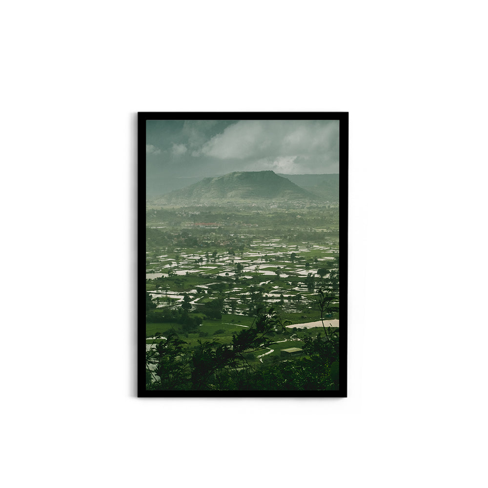 Views from the Lohagad Fort, Lohagad - Wall Photo Frame by Jeet Khagram