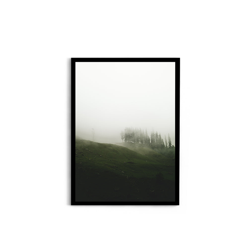 A Moody Mist Forest, Hampta Pass - Wall Photo Frame by Jeet Khagram