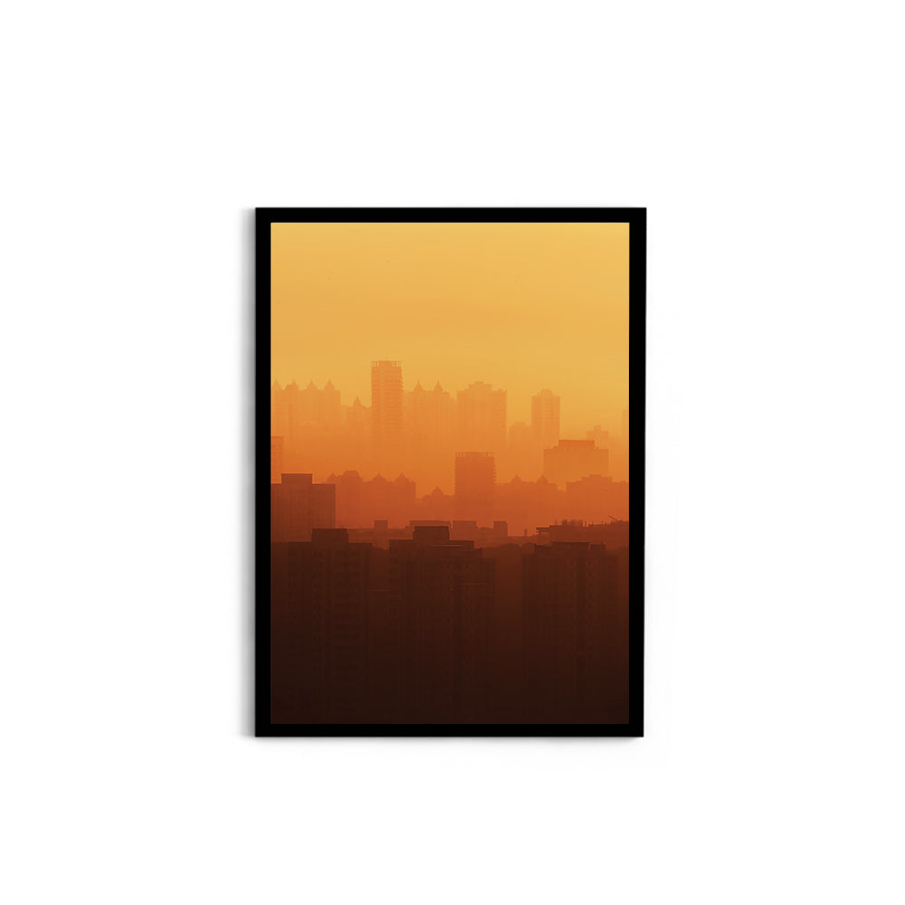 Mumbai in a Haze - Wall Photo Frame by Jeet Khagram
