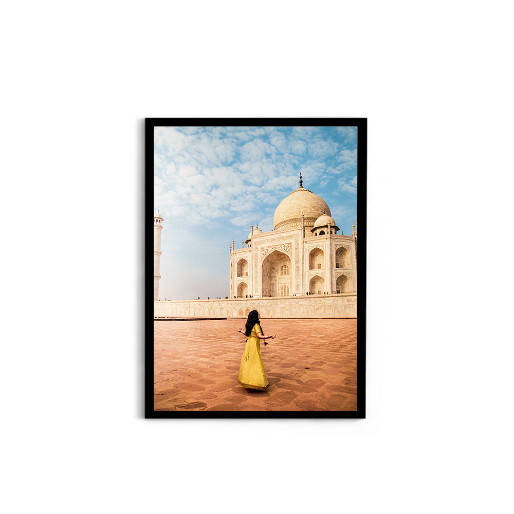 Embracing the Taj Mahal, Agra - Wall Photo Frame by Jeet Khagram