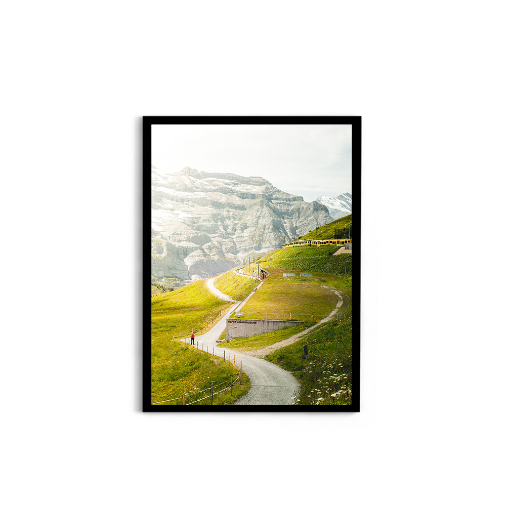 Scenic Views in Kleine Scheidegg, Switzerland - Wall Photo Frame by Jeet Khagram