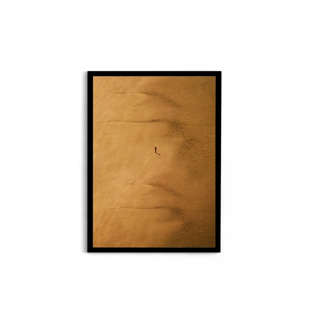 Rann of Kutch Abstract Minimalist, Gujarat - Wall Photo Frame by Jeet Khagram