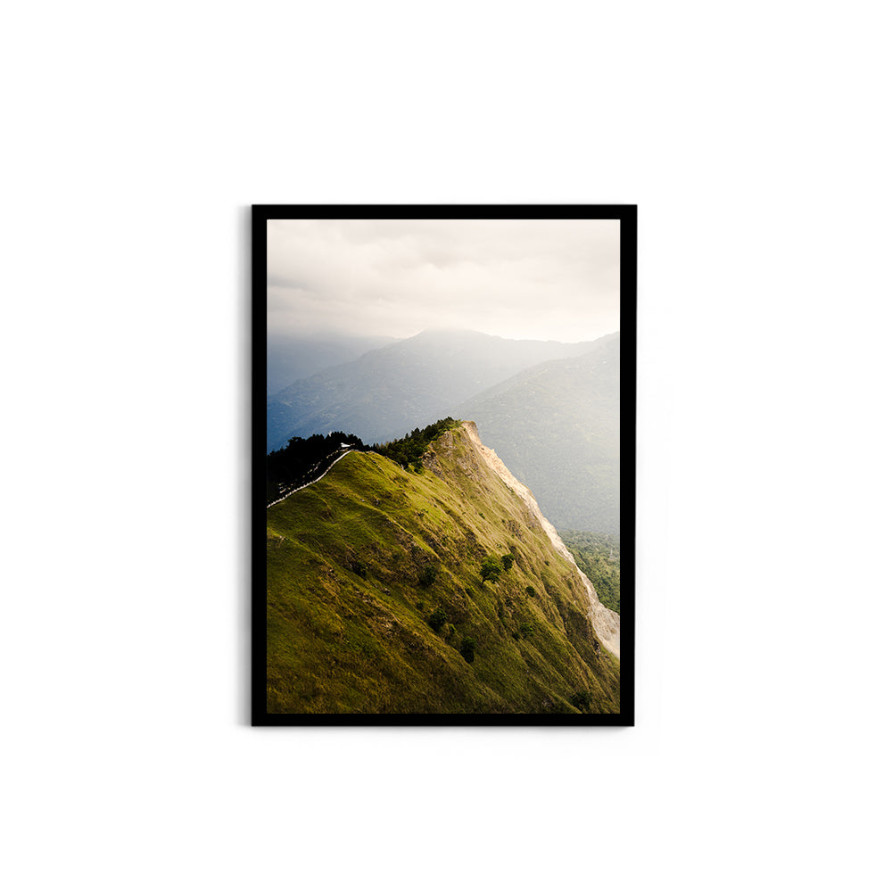 The Ridge Walk Himalayan Ridge Photography - Wall Photo Frame by Jeet Khagram