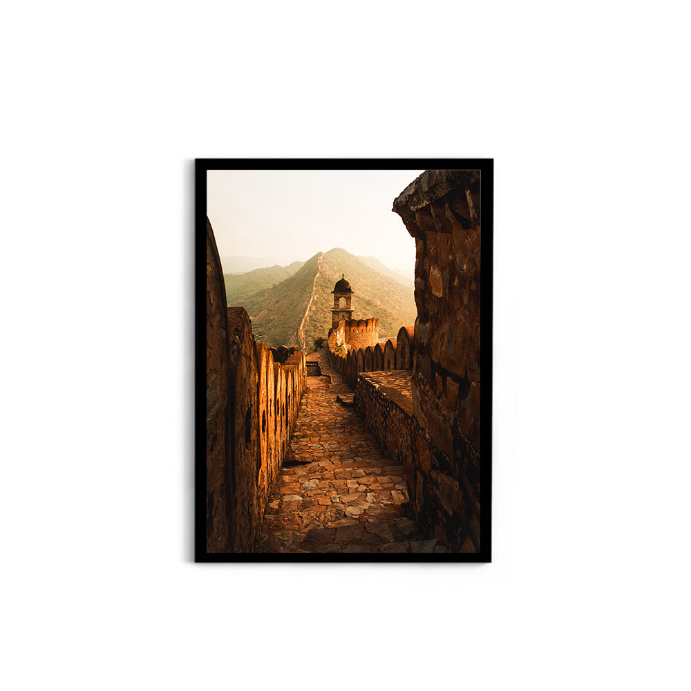 "Every Stone Has a Story" Amber Fort, Jaipur - Wall Photo Frame by Jeet Khagram