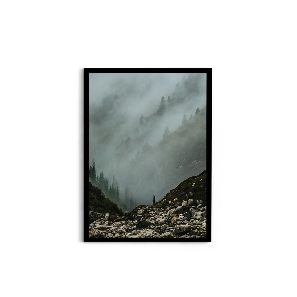 Foggy Days at Hampta Pass - Wall Photo Frame by Jeet Khagram