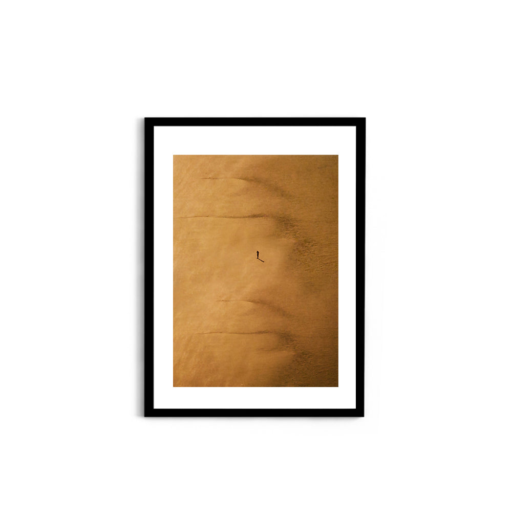 Rann of Kutch Abstract Minimalist, Gujarat - Wall Photo Frame by Jeet Khagram