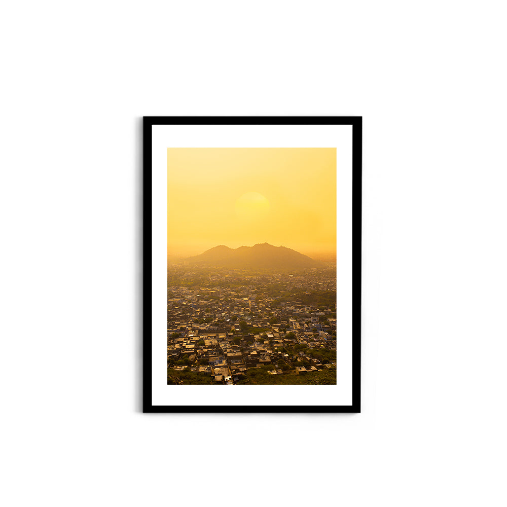 Top views of entire Jaipur city from Amber fort - Jaipur