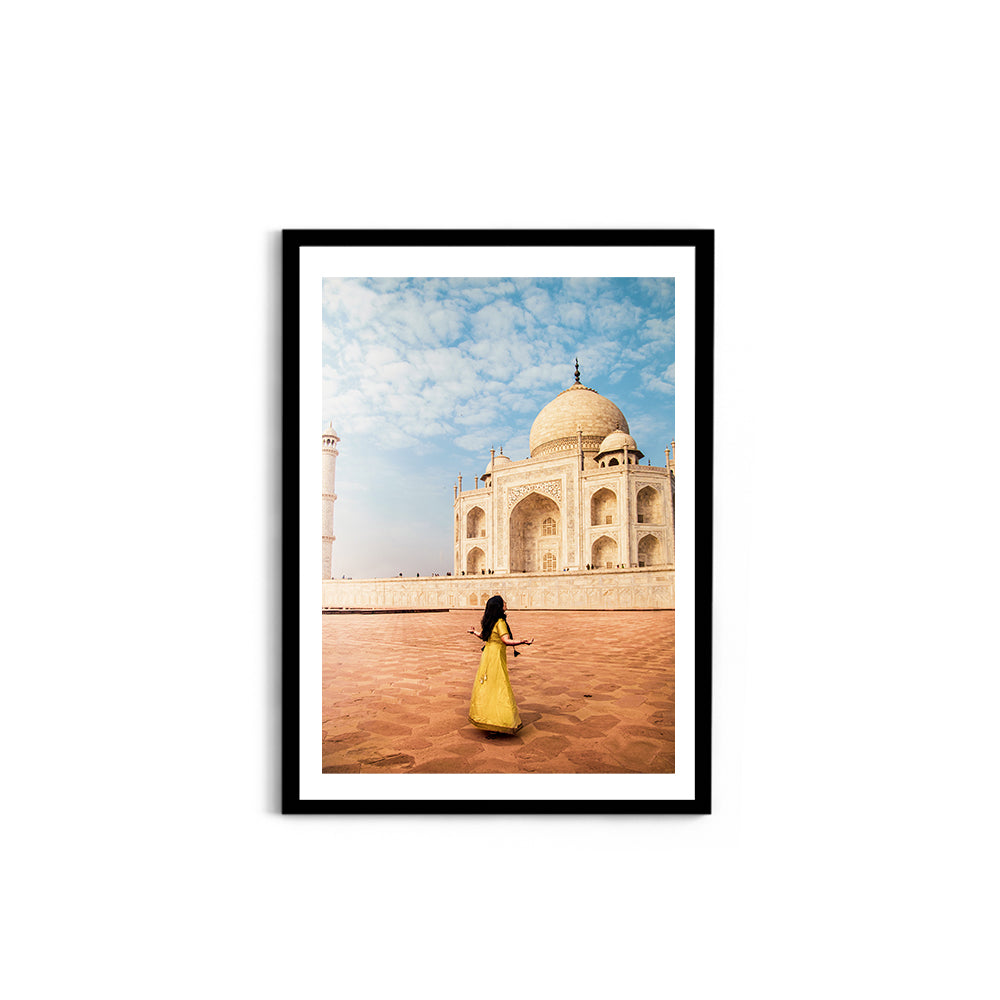 Embracing the Taj Mahal, Agra - Wall Photo Frame by Jeet Khagram