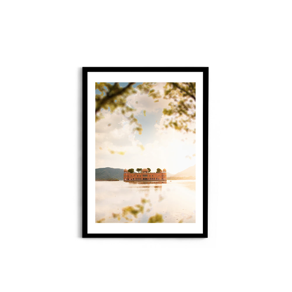 Palace on Man Sagar Lake, Jaipur - Wall Photo Frame by Jeet Khagram