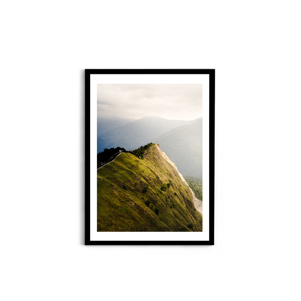 The Ridge Walk Himalayan Ridge Photography - Wall Photo Frame by Jeet Khagram