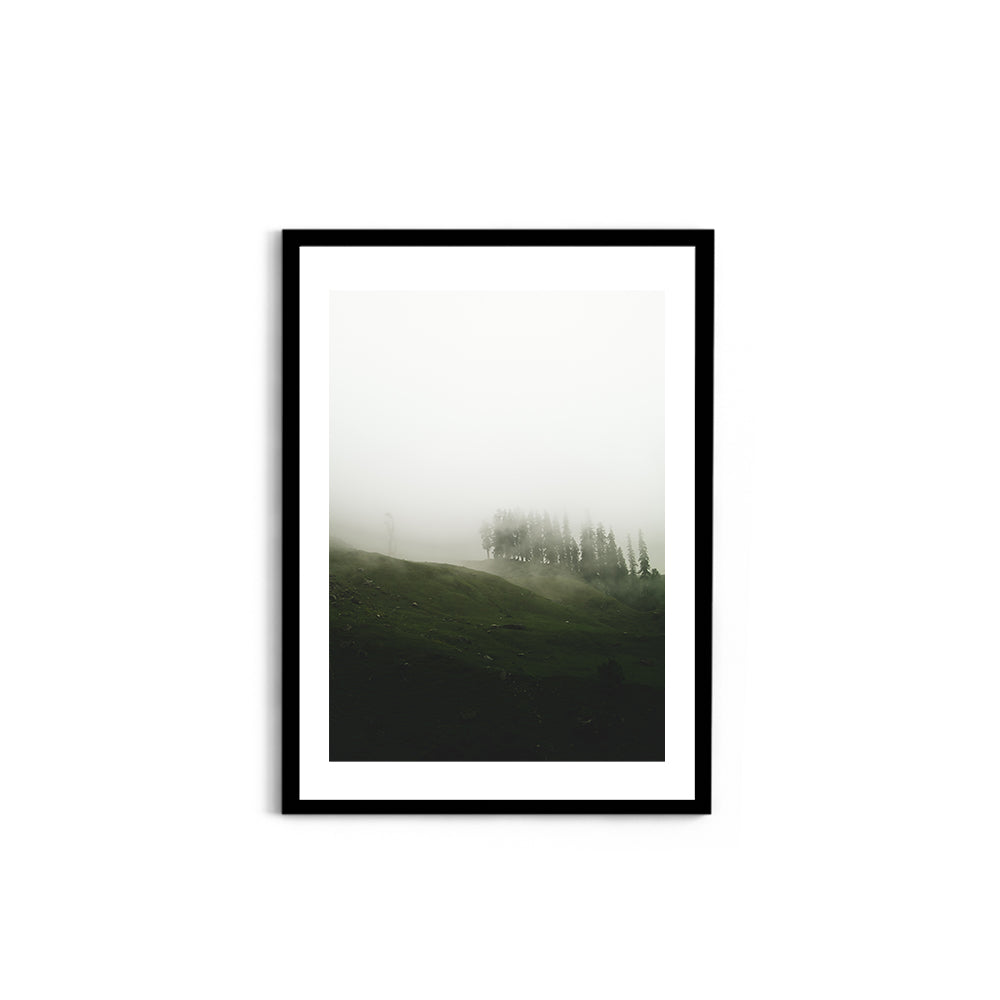 A Moody Mist Forest, Hampta Pass - Wall Photo Frame by Jeet Khagram
