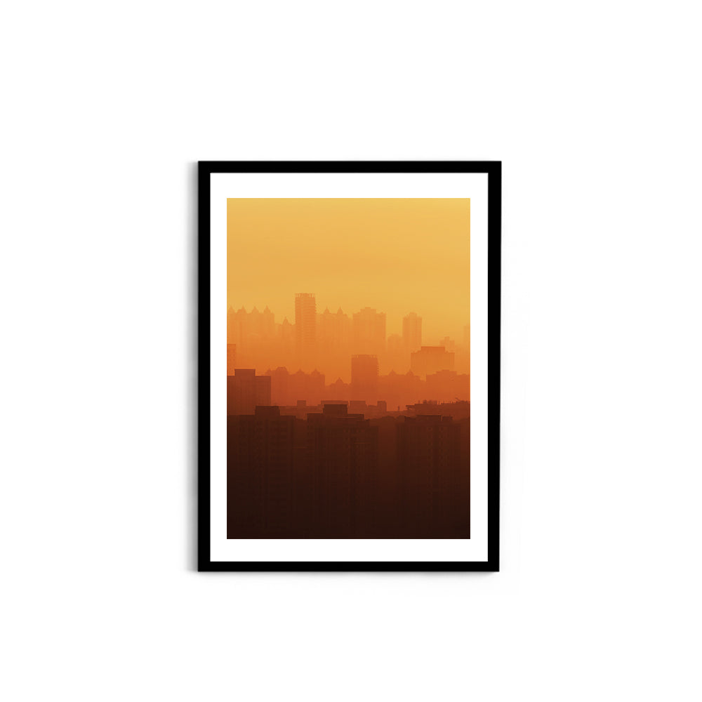Mumbai in a Haze - Wall Photo Frame by Jeet Khagram