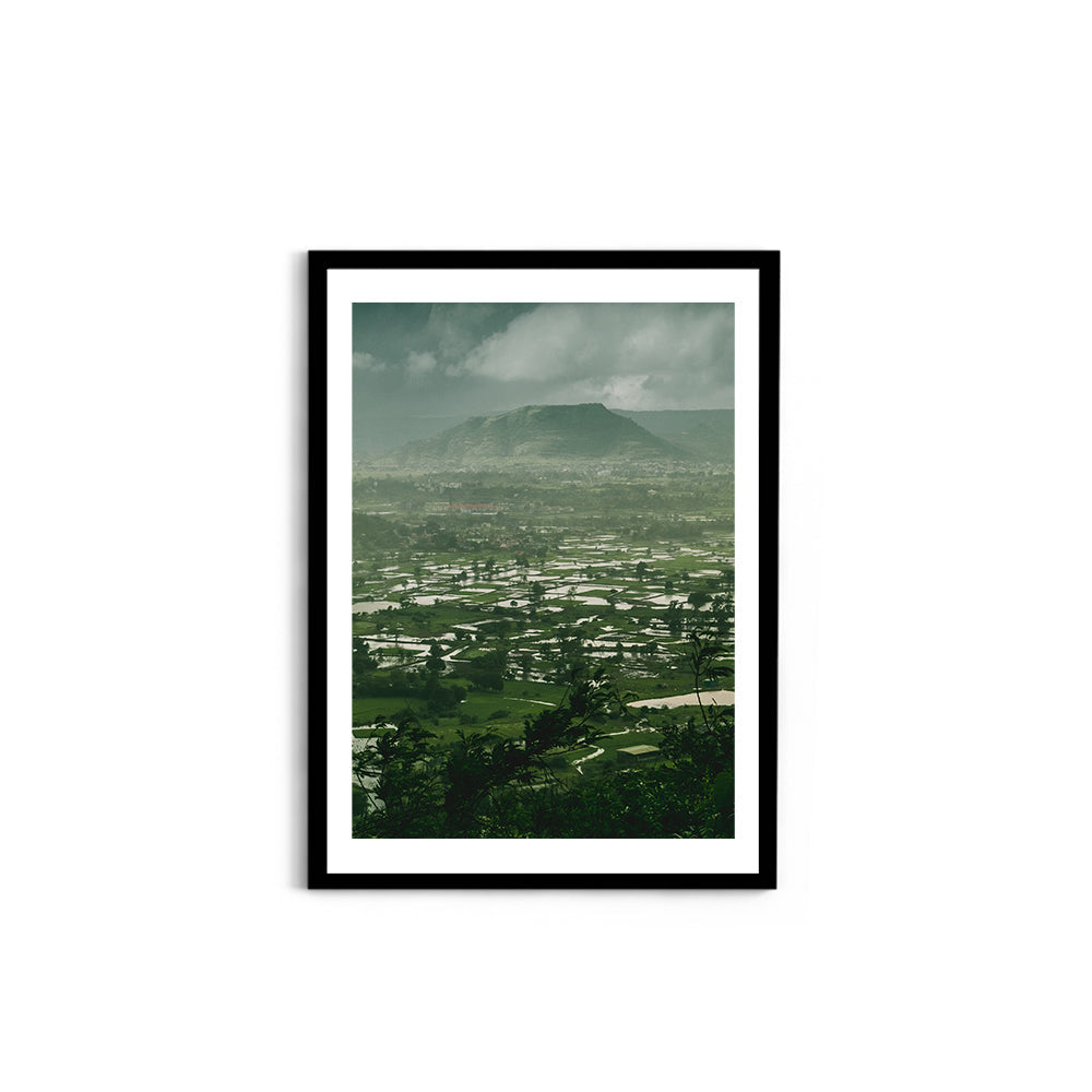 Views from the Lohagad Fort, Lohagad - Wall Photo Frame by Jeet Khagram