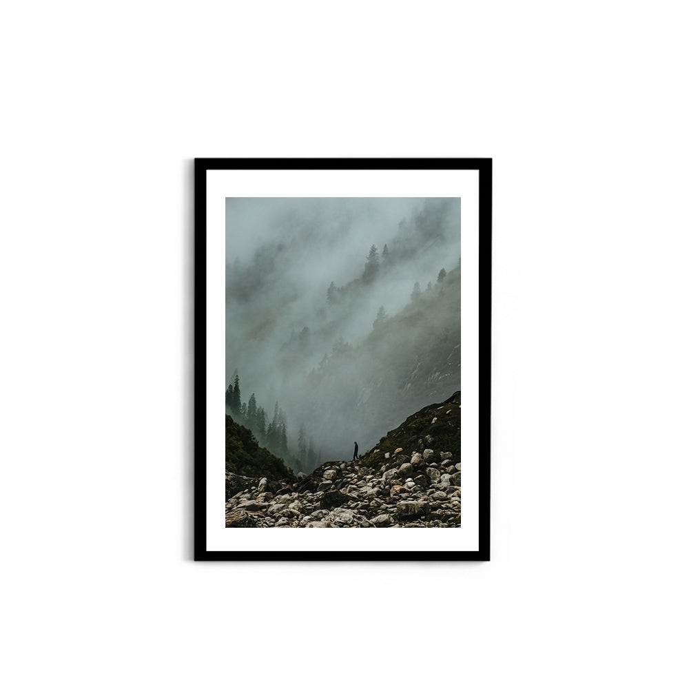 Foggy Days at Hampta Pass - Wall Photo Frame by Jeet Khagram