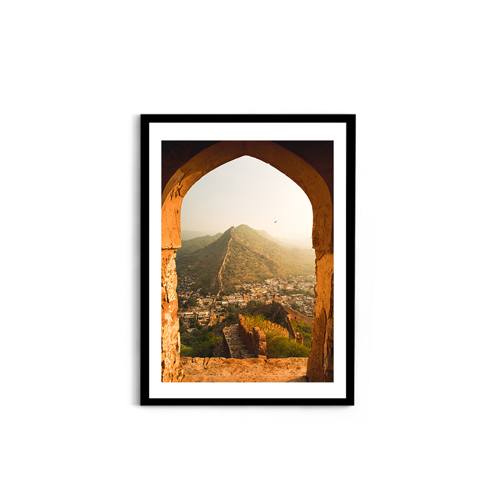"Framed by History"� Amber Fort Arch, Jaipur - Wall Photo Frame by Jeet Khagram