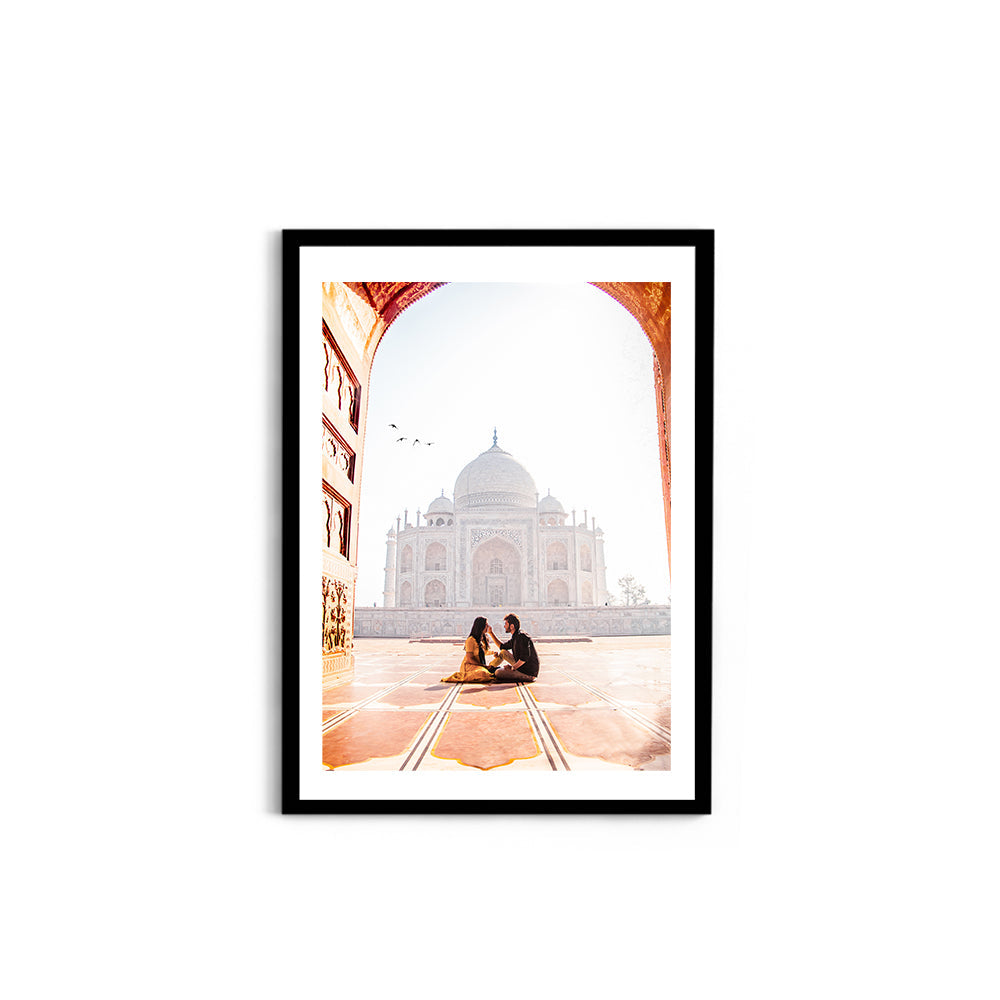 Beautiful couple in front of Taj Mahal - Taj Mahal
