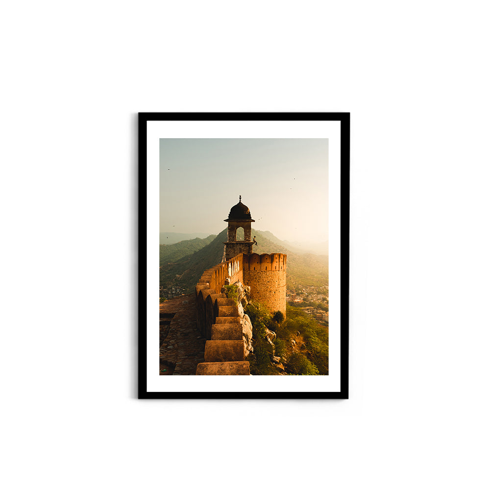 Golden Hour at Amber Fort, Jaipur - Wall Photo Frame by Jeet Khagram