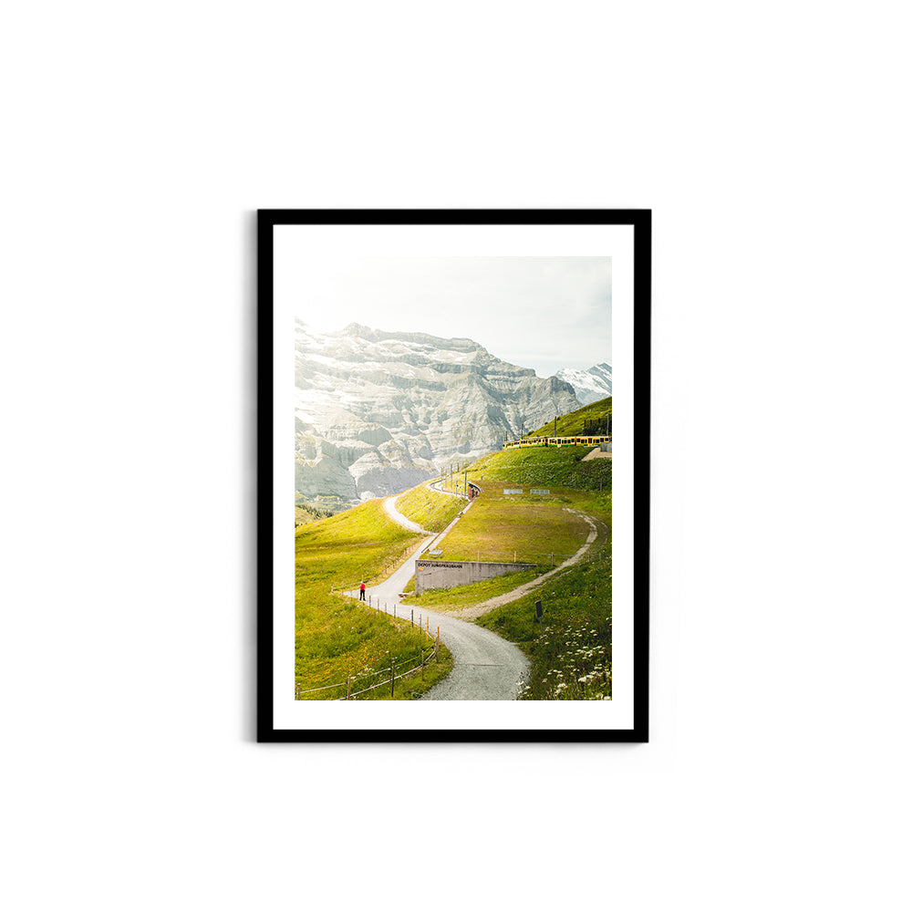 Scenic Views in Kleine Scheidegg, Switzerland - Wall Photo Frame by Jeet Khagram