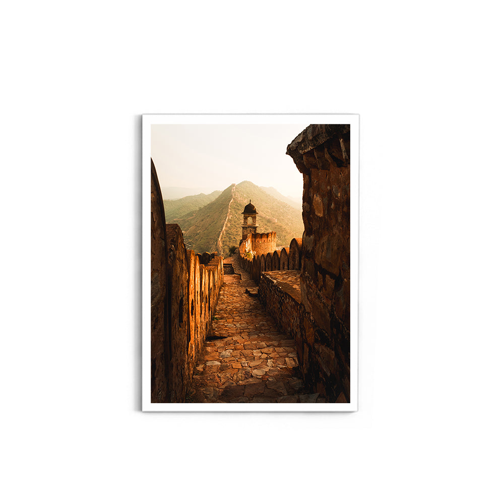 "Every Stone Has a Story" Amber Fort, Jaipur - Wall Photo Frame by Jeet Khagram