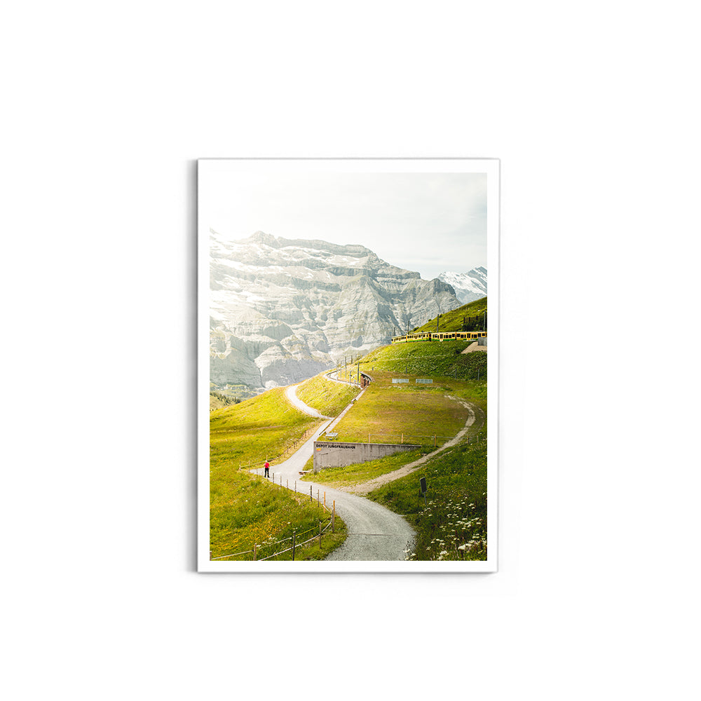 Scenic Views in Kleine Scheidegg, Switzerland - Wall Photo Frame by Jeet Khagram