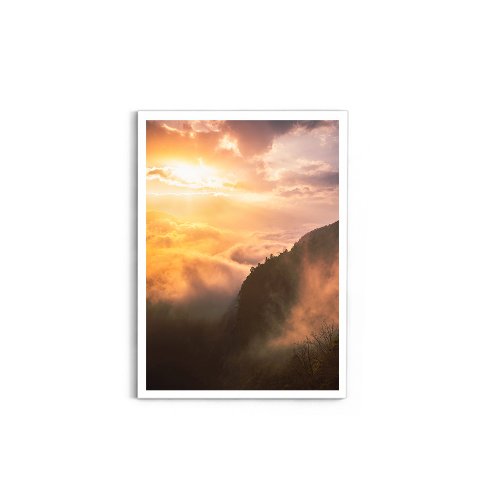 Chasing the Sunset, Thembang, Arunachal Pradesh - Wall Photo Frame by Jeet Khagram