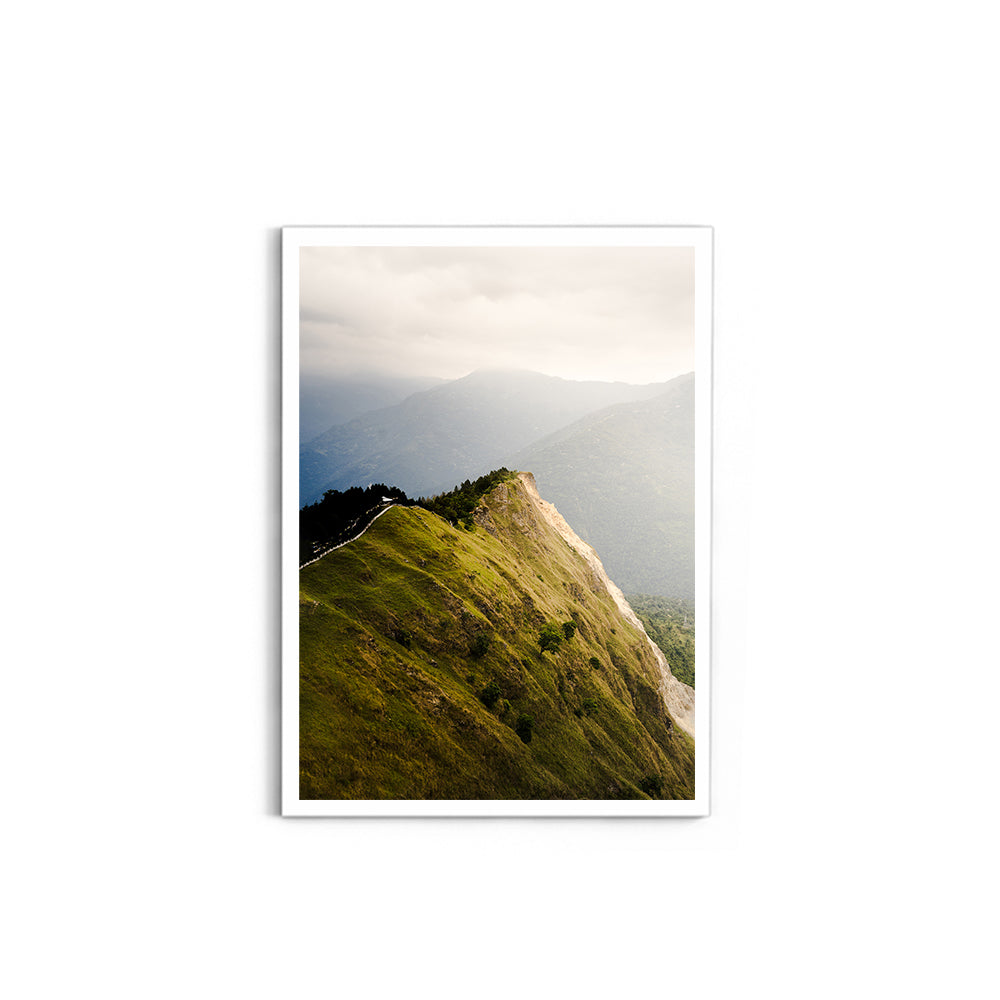 The Ridge Walk Himalayan Ridge Photography - Wall Photo Frame by Jeet Khagram