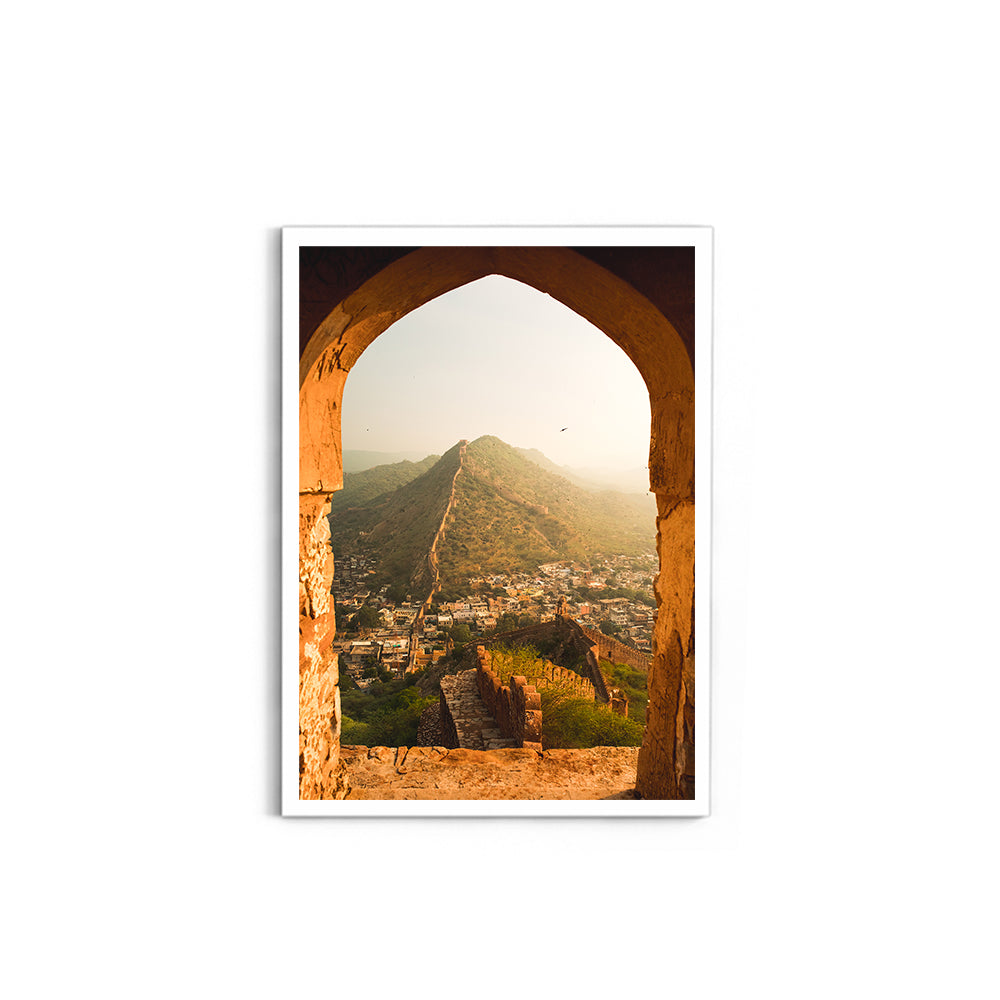 "Framed by History"� Amber Fort Arch, Jaipur - Wall Photo Frame by Jeet Khagram