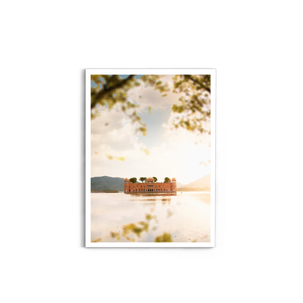 Palace on Man Sagar Lake, Jaipur - Wall Photo Frame by Jeet Khagram