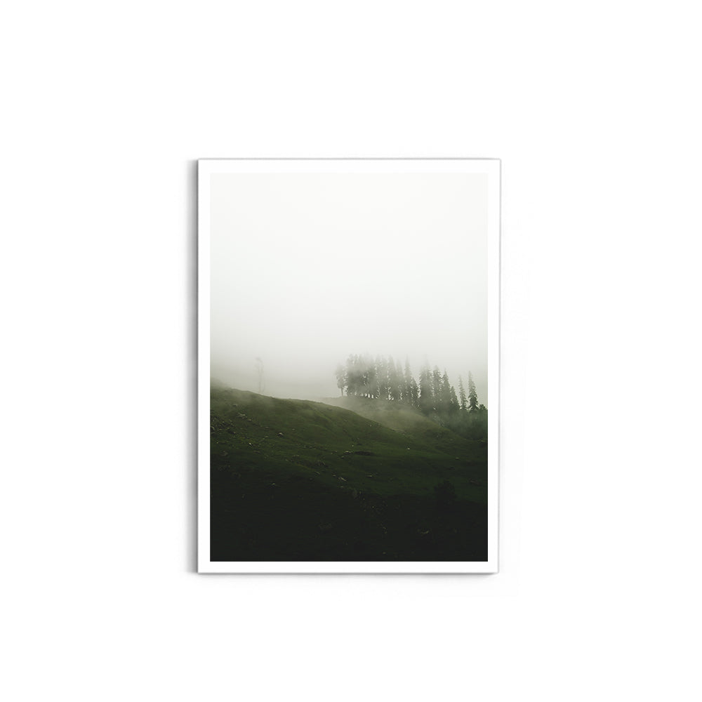 A Moody Mist Forest, Hampta Pass - Wall Photo Frame by Jeet Khagram