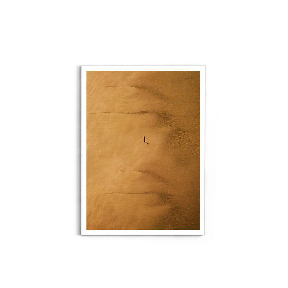 Rann of Kutch Abstract Minimalist, Gujarat - Wall Photo Frame by Jeet Khagram