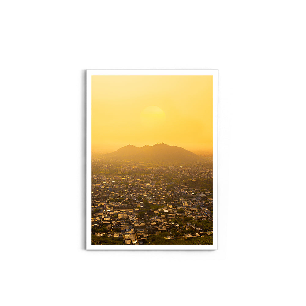 Top views of entire Jaipur city from Amber fort - Jaipur