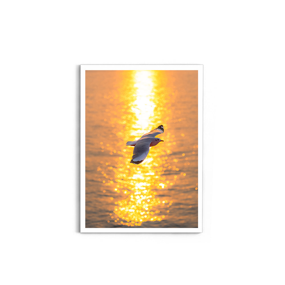 Wings Over Gold - Wall Photo Frame by Jeet Khagram