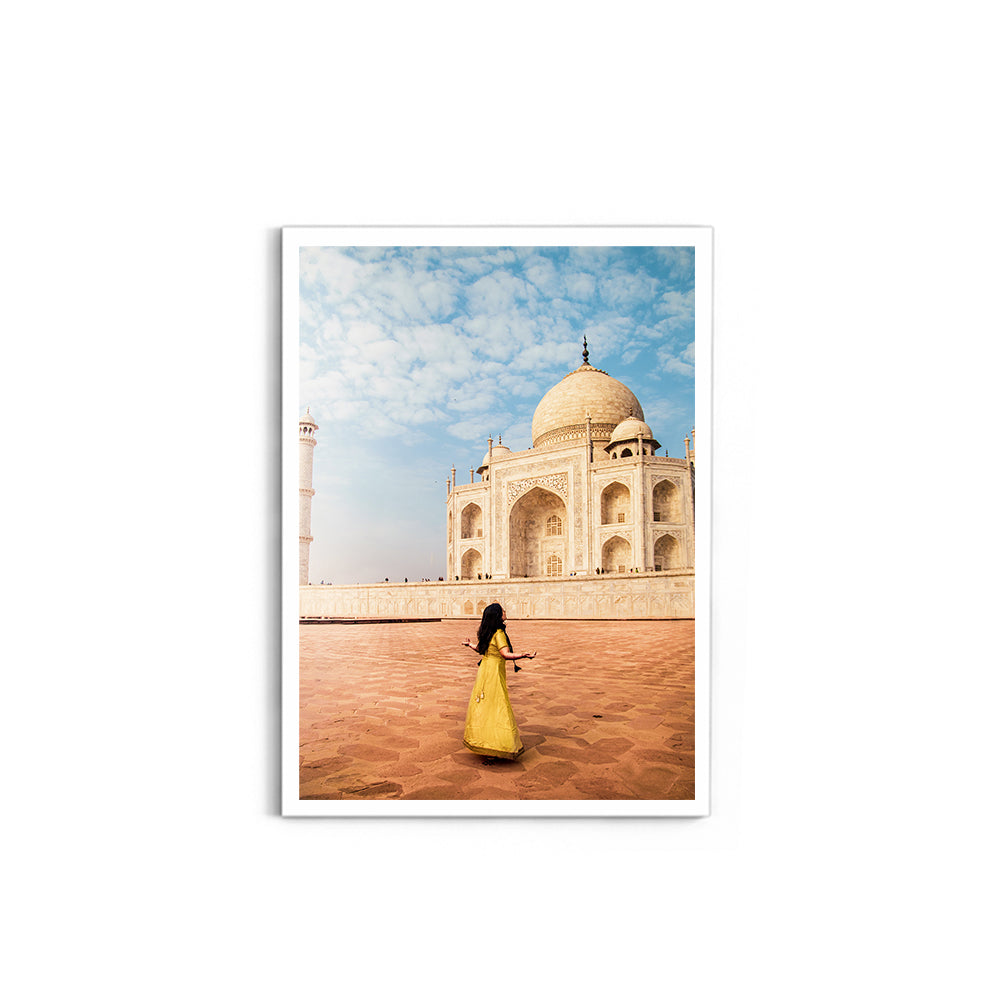 Embracing the Taj Mahal, Agra - Wall Photo Frame by Jeet Khagram