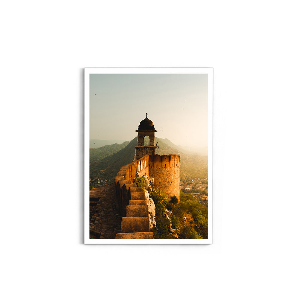 Golden Hour at Amber Fort, Jaipur - Wall Photo Frame by Jeet Khagram