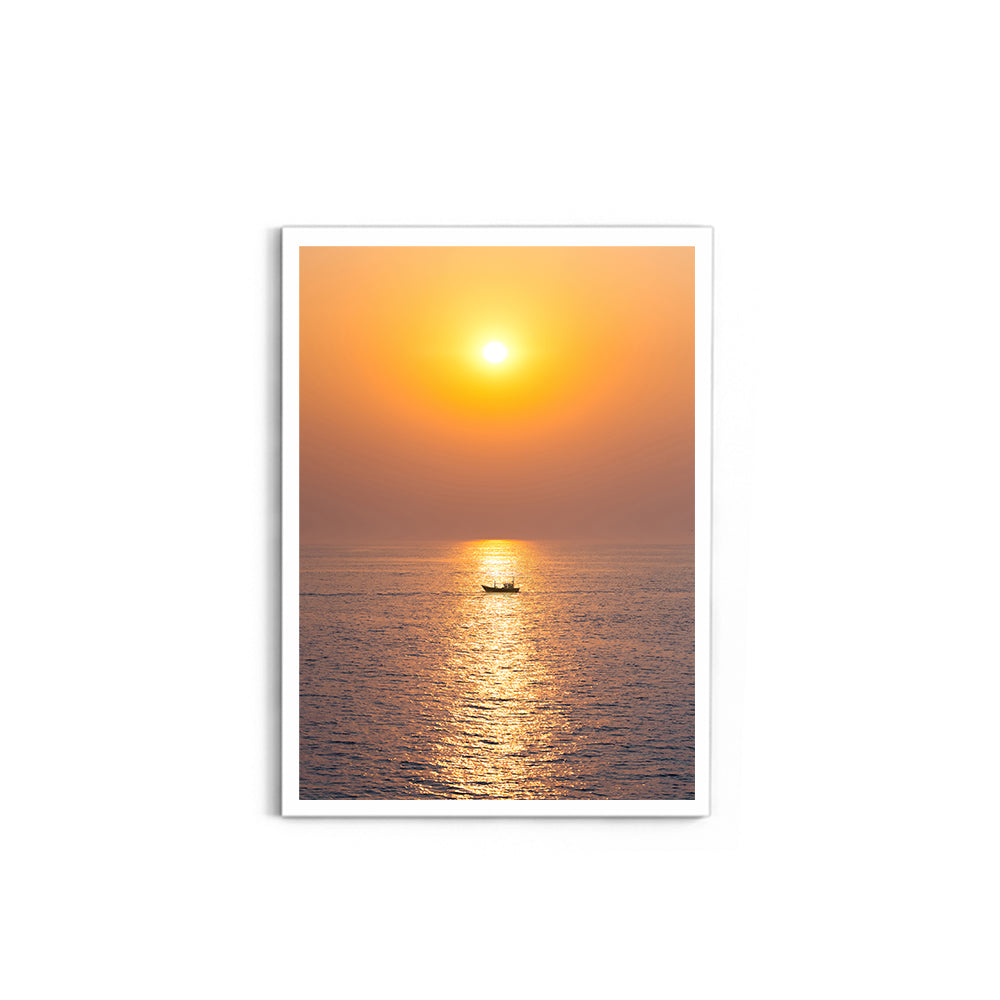 Arabian Sea Golden Sunset - Wall Photo Frame by Jeet Khagram