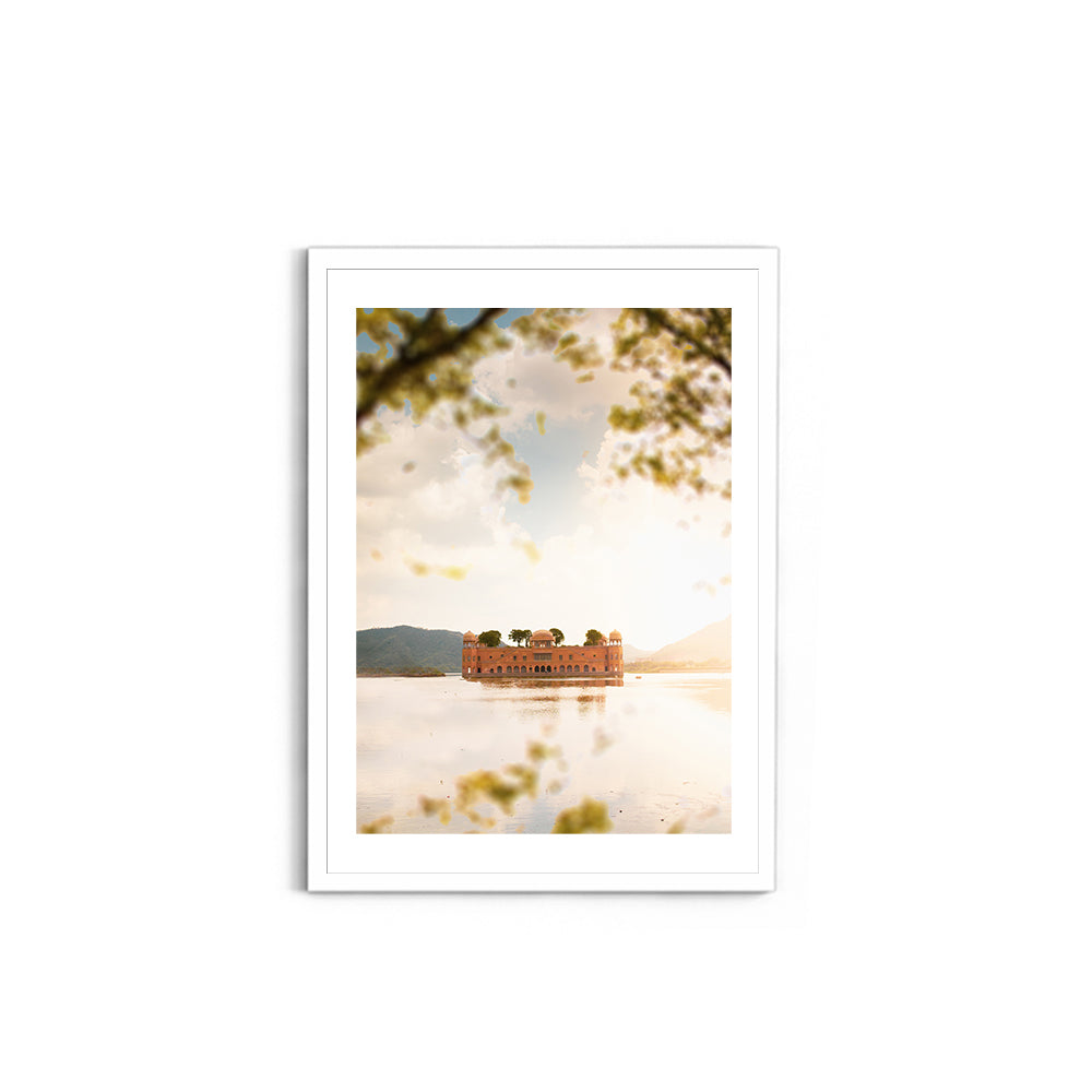 Palace on Man Sagar Lake, Jaipur - Wall Photo Frame by Jeet Khagram