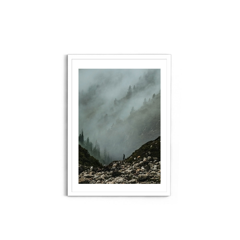 Foggy Days at Hampta Pass - Wall Photo Frame by Jeet Khagram