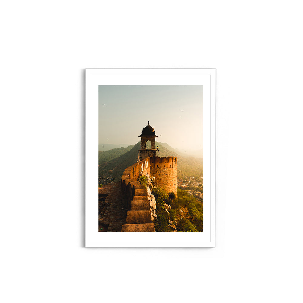 Golden Hour at Amber Fort, Jaipur - Wall Photo Frame by Jeet Khagram