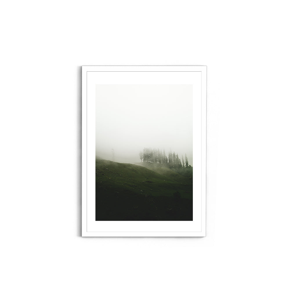 A Moody Mist Forest, Hampta Pass - Wall Photo Frame by Jeet Khagram