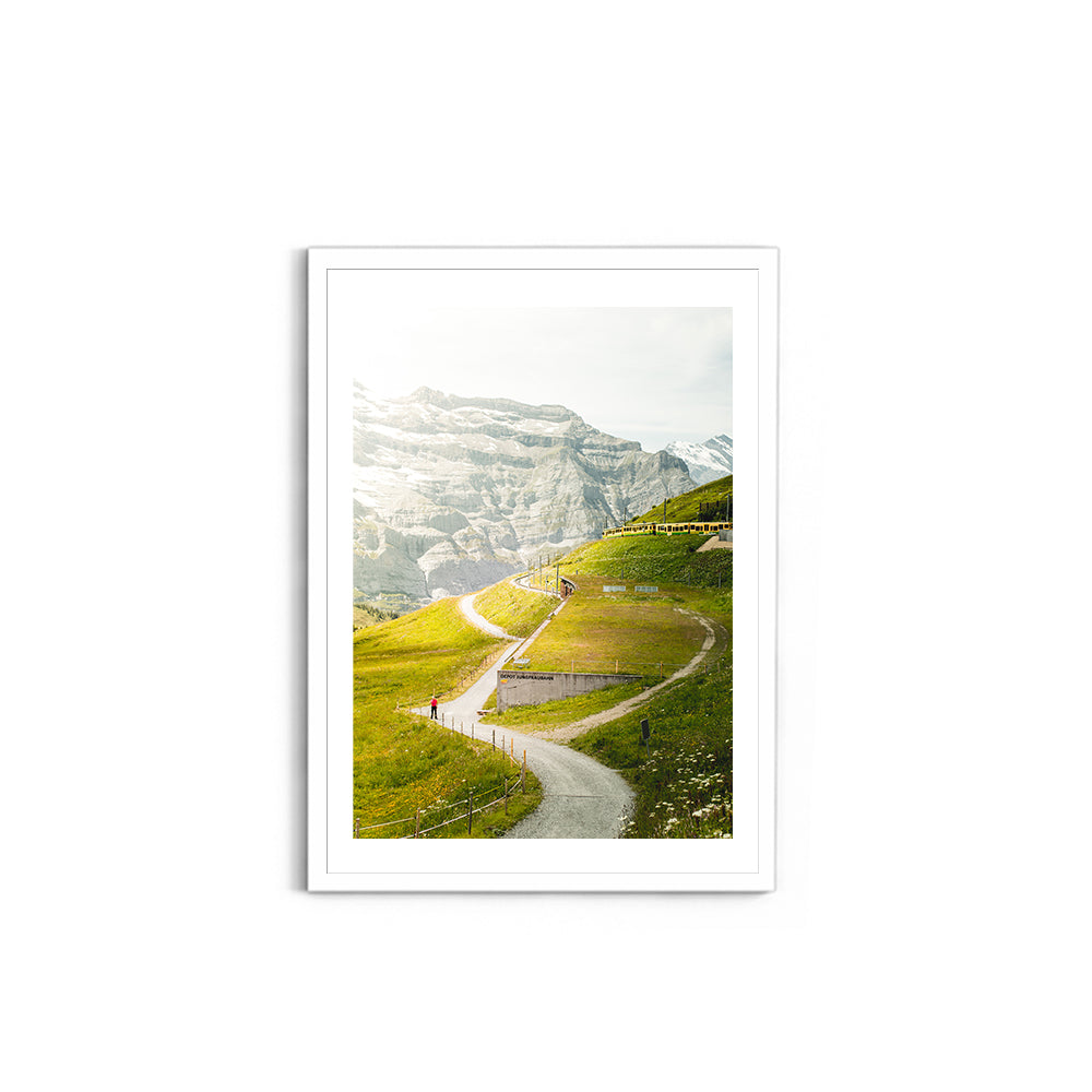 Scenic Views in Kleine Scheidegg, Switzerland - Wall Photo Frame by Jeet Khagram
